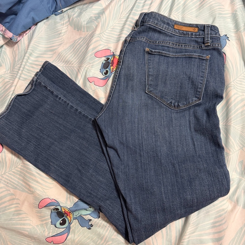 Simply Vera Vera Wang Dark Blue Straight Leg Jeans